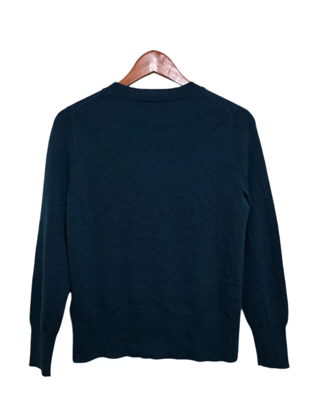 J. Crew Cashmere Classic Fit Crewneck Sweater in Dark Forest Size XS NWT